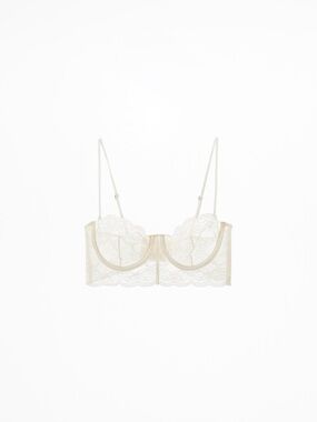 Zara
Lace Underwire Bra & Lace Garter Belt